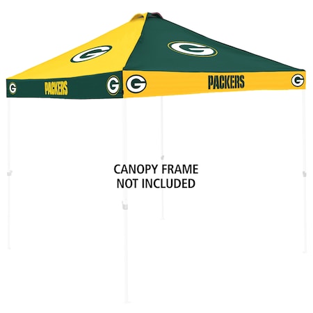 Logo Brands Green Bay Packers Checkerboard Canopy Top 612-45C
